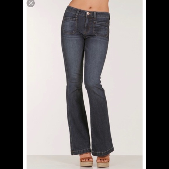 Boston Proper Denim - Boston Proper Patch Pocket Flare